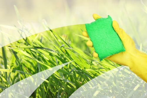 Charity reuse partnership and sustainable carpet cleaning practices in Pimlico