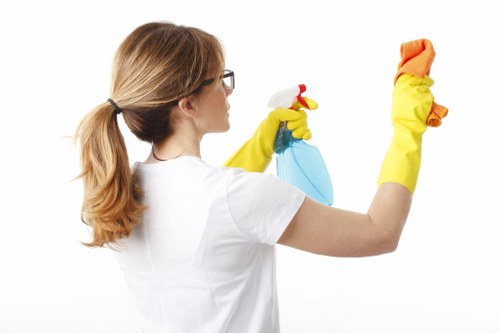 Professional carpet cleaning equipment in a Pimlico business space